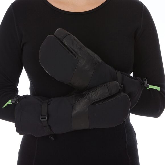 3883 Trigger Finger Mittens - Three Finger Mitts - Warm Breathable Winter